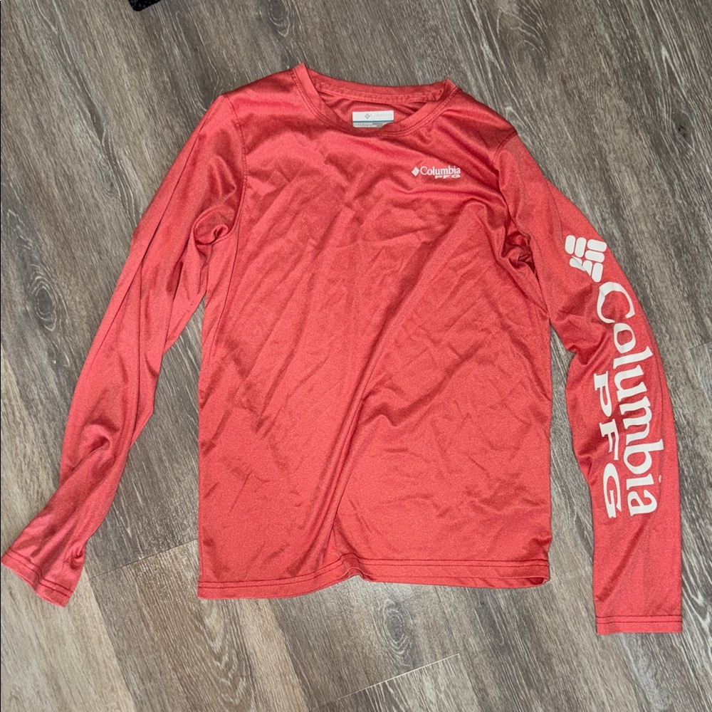 Youth Columbia PFG Long Sleeve Swim Shirt